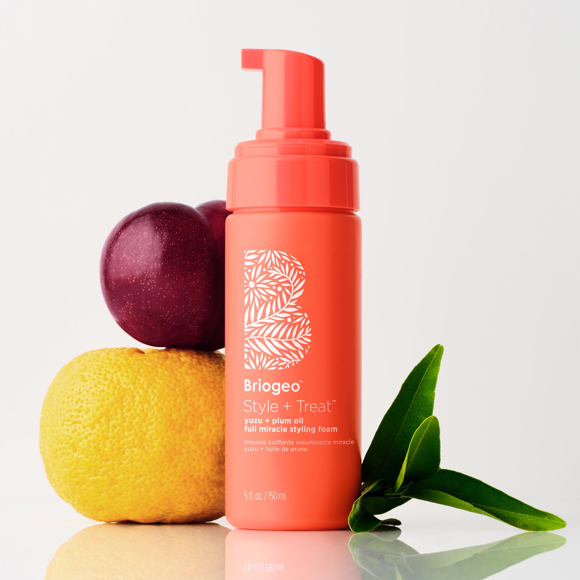 Style + Treat™ Yuzu + Plum Oil Hair Styling Texture Foam - Briogeo